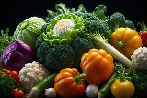 時令蔬菜西藍(lán)花高清攝影圖 果蔬圖片素材